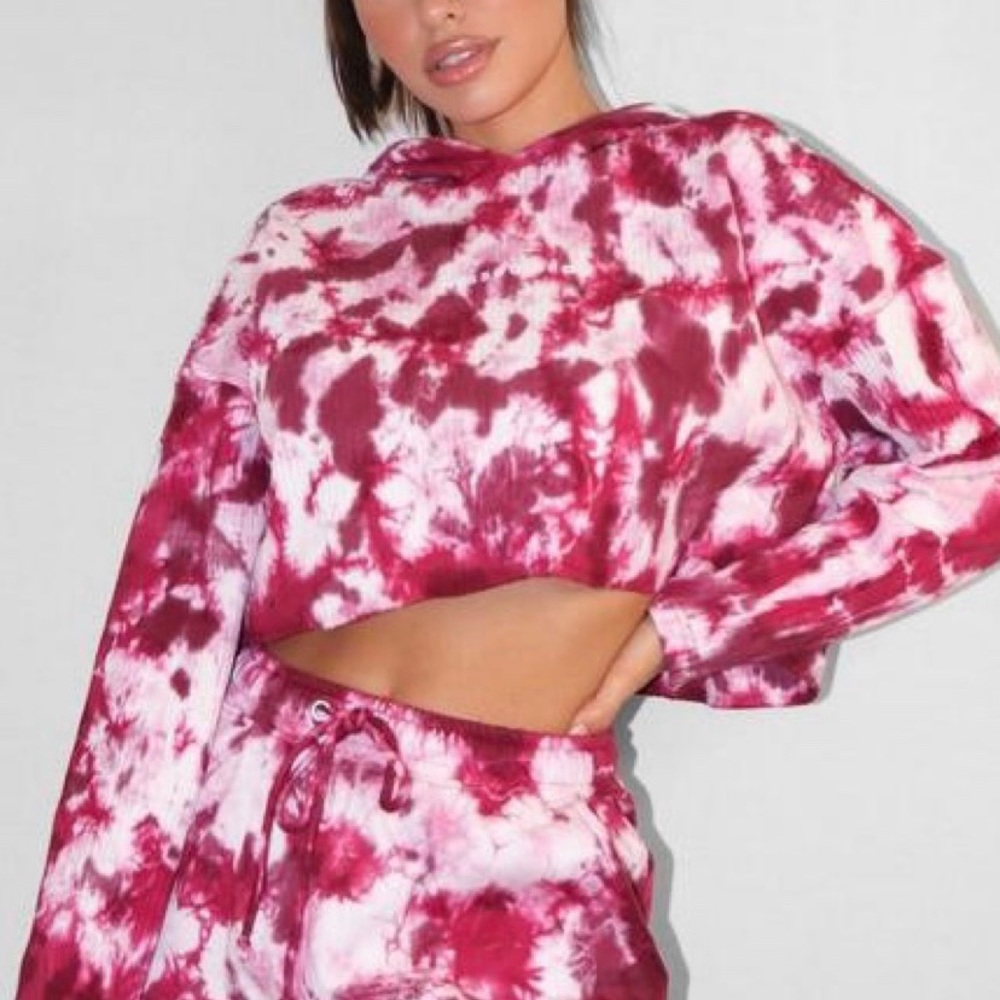Misguided Cropped Hoodie